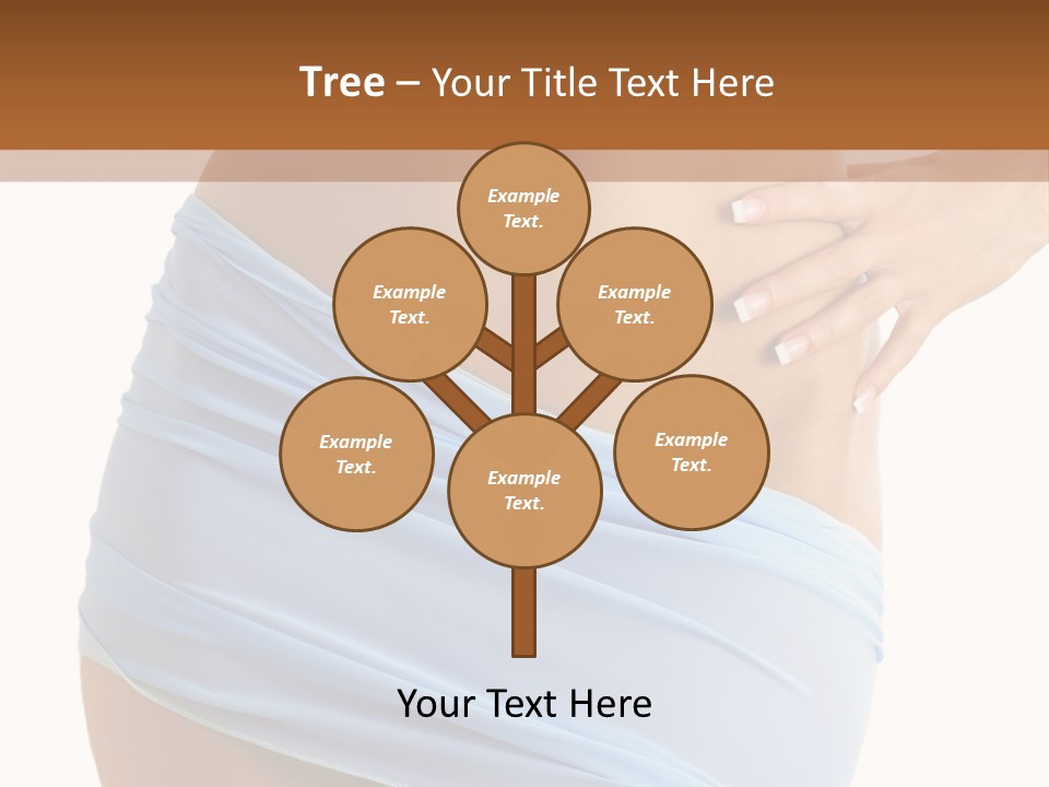 Slim Woman Body PowerPoint Template