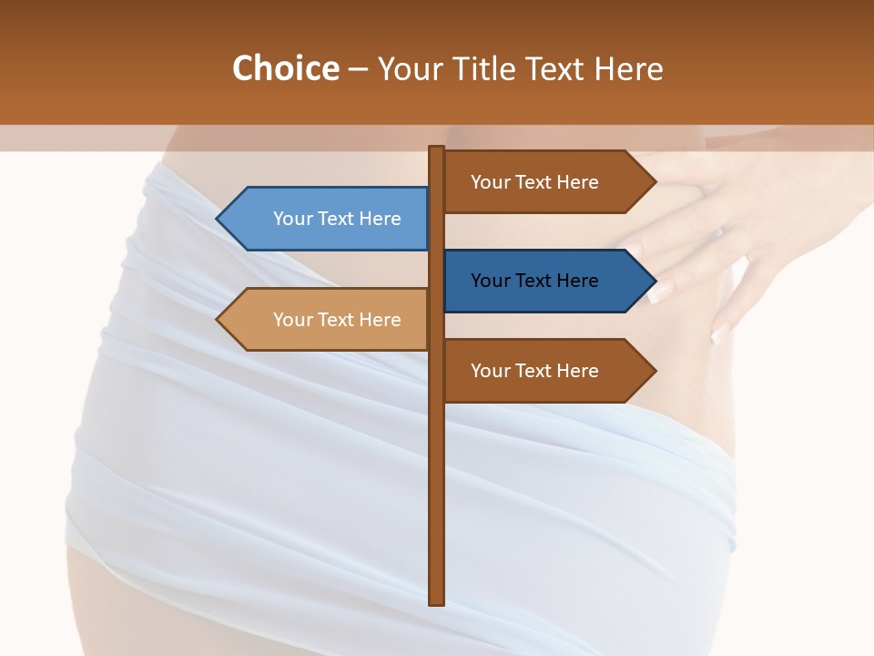 Slim Woman Body PowerPoint Template