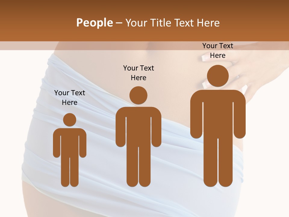 Slim Woman Body PowerPoint Template