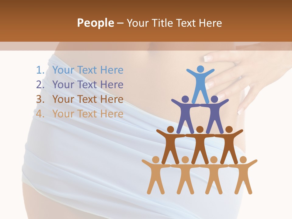 Slim Woman Body PowerPoint Template