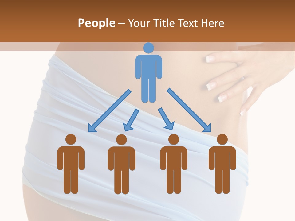 Slim Woman Body PowerPoint Template