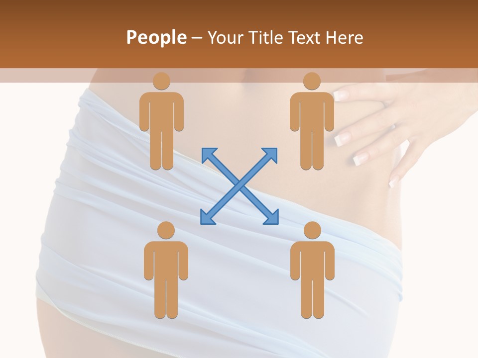 Slim Woman Body PowerPoint Template