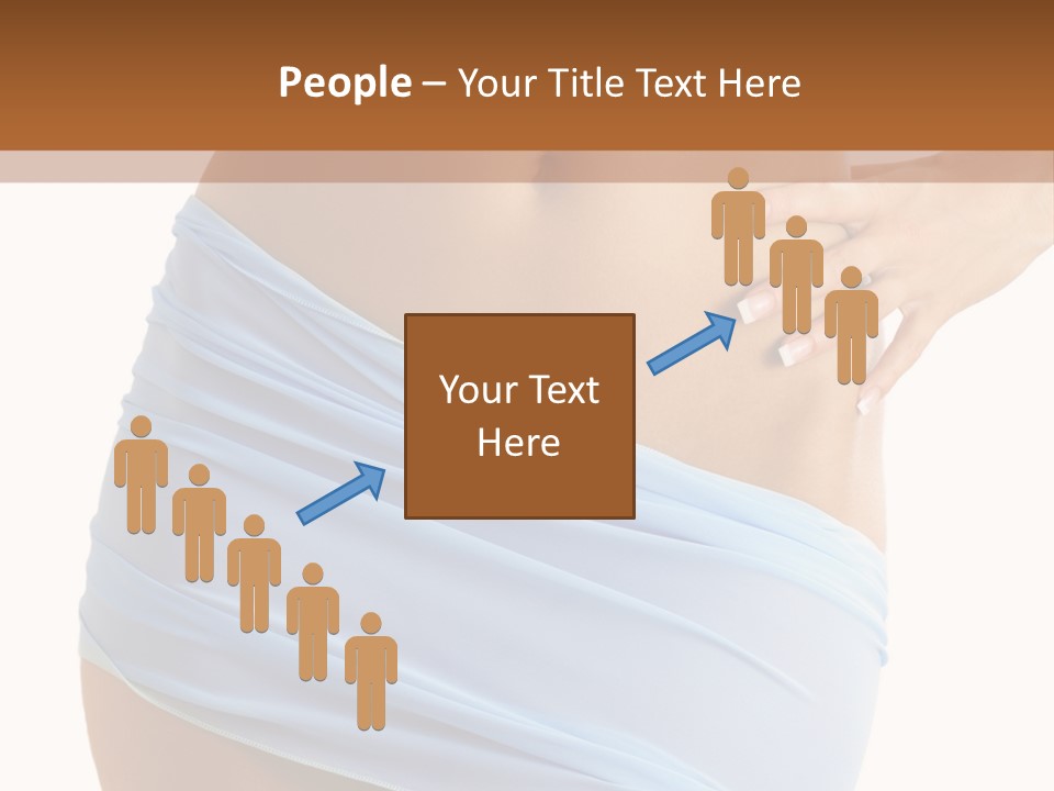 Slim Woman Body PowerPoint Template