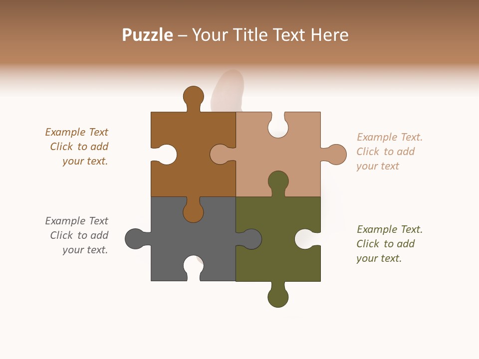 Thumbs Up Success Hand Breaking Through White Wall PowerPoint Template