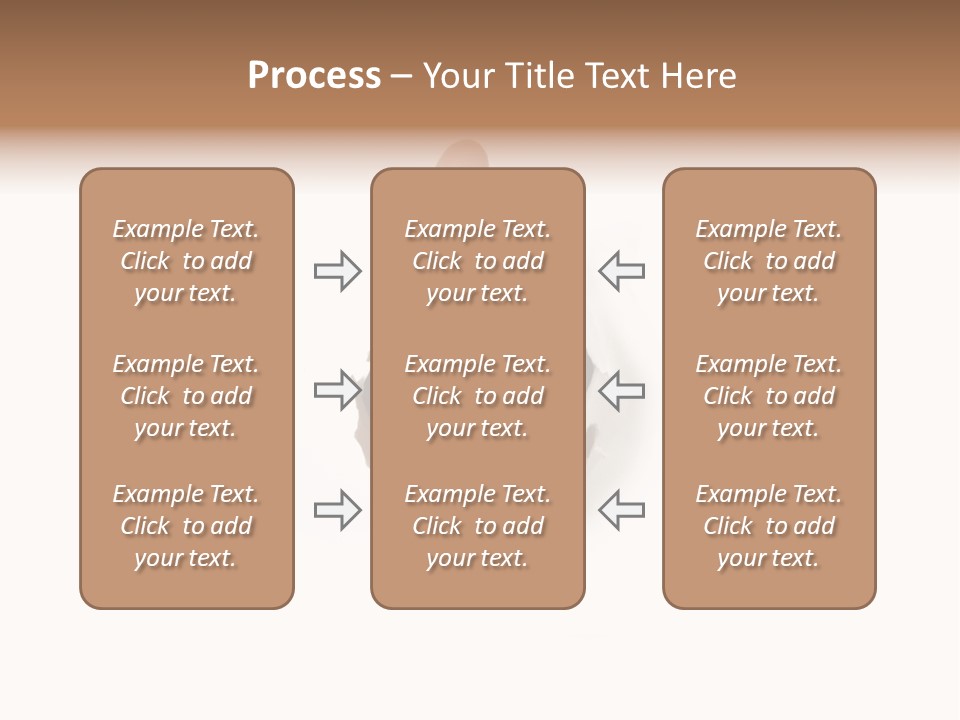 Thumbs Up Success Hand Breaking Through White Wall PowerPoint Template