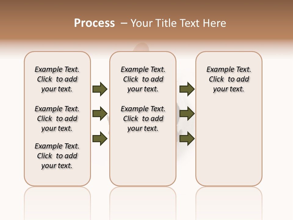 Thumbs Up Success Hand Breaking Through White Wall PowerPoint Template