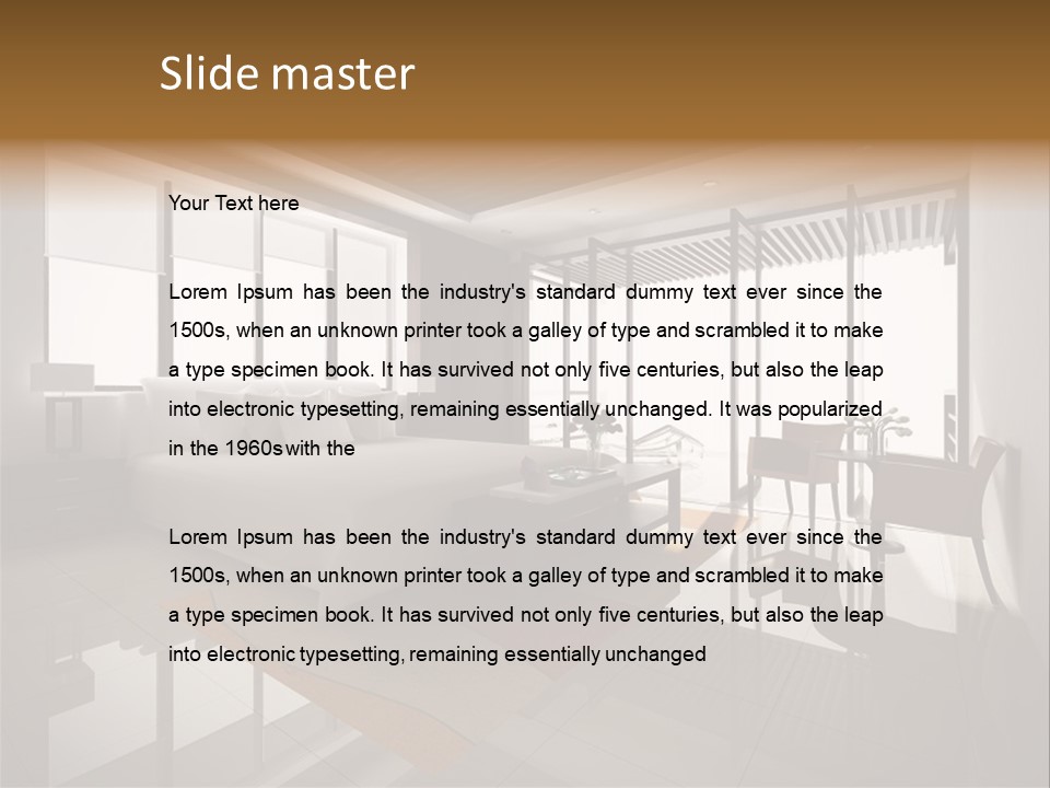 Modern Interior PowerPoint Template
