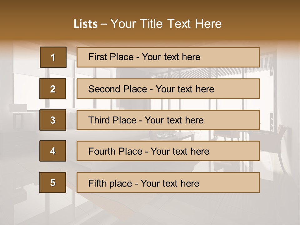 Modern Interior PowerPoint Template
