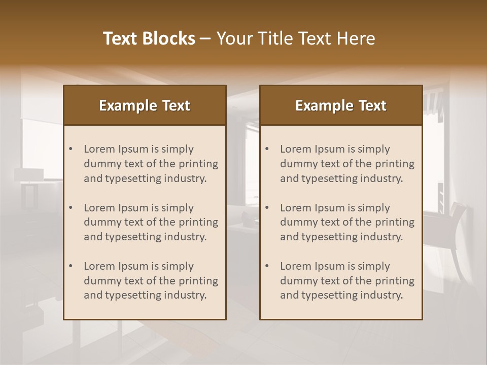 Modern Interior PowerPoint Template