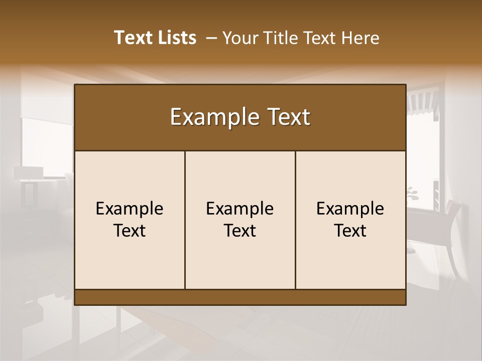 Modern Interior PowerPoint Template