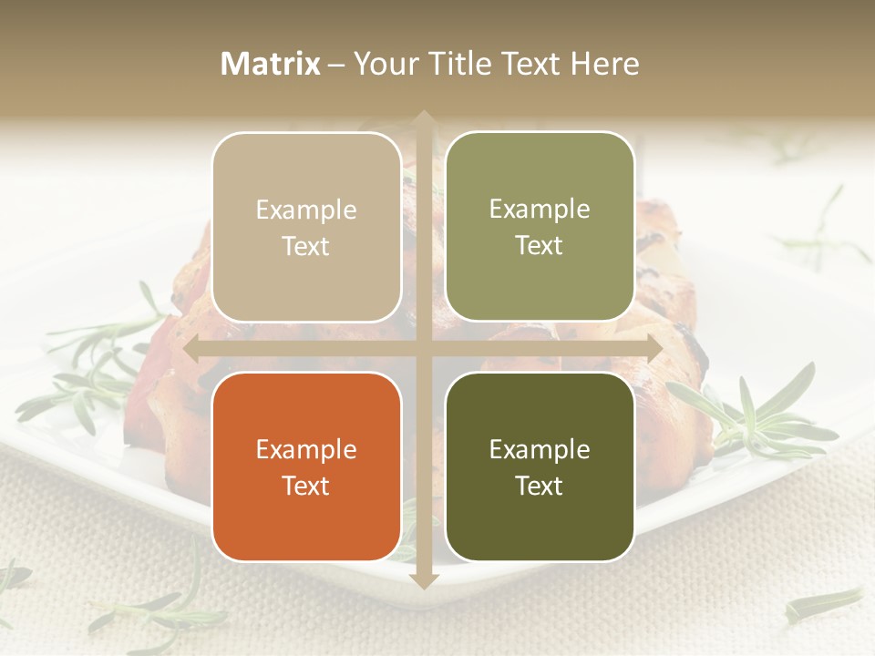 Pile Of Barbecued Chicken Kebab Appetizers On A Plate PowerPoint Template