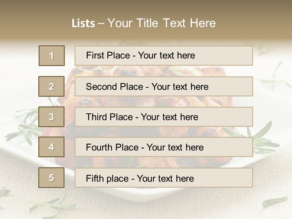 Pile Of Barbecued Chicken Kebab Appetizers On A Plate PowerPoint Template