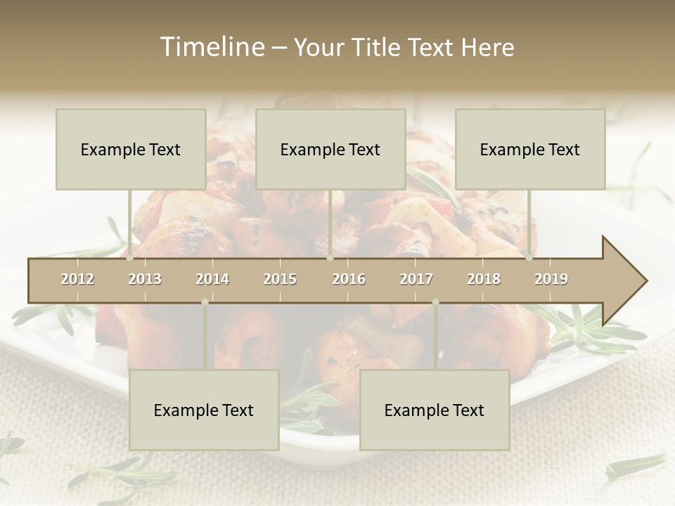 Pile Of Barbecued Chicken Kebab Appetizers On A Plate PowerPoint Template