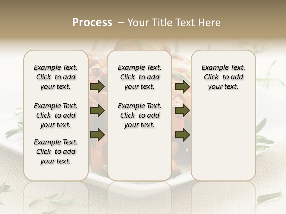 Pile Of Barbecued Chicken Kebab Appetizers On A Plate PowerPoint Template