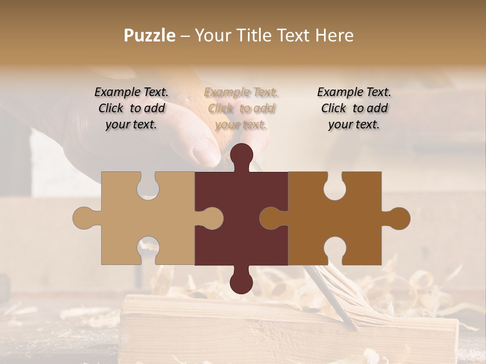 Still-Life Tool, Tools On A Workbench PowerPoint Template