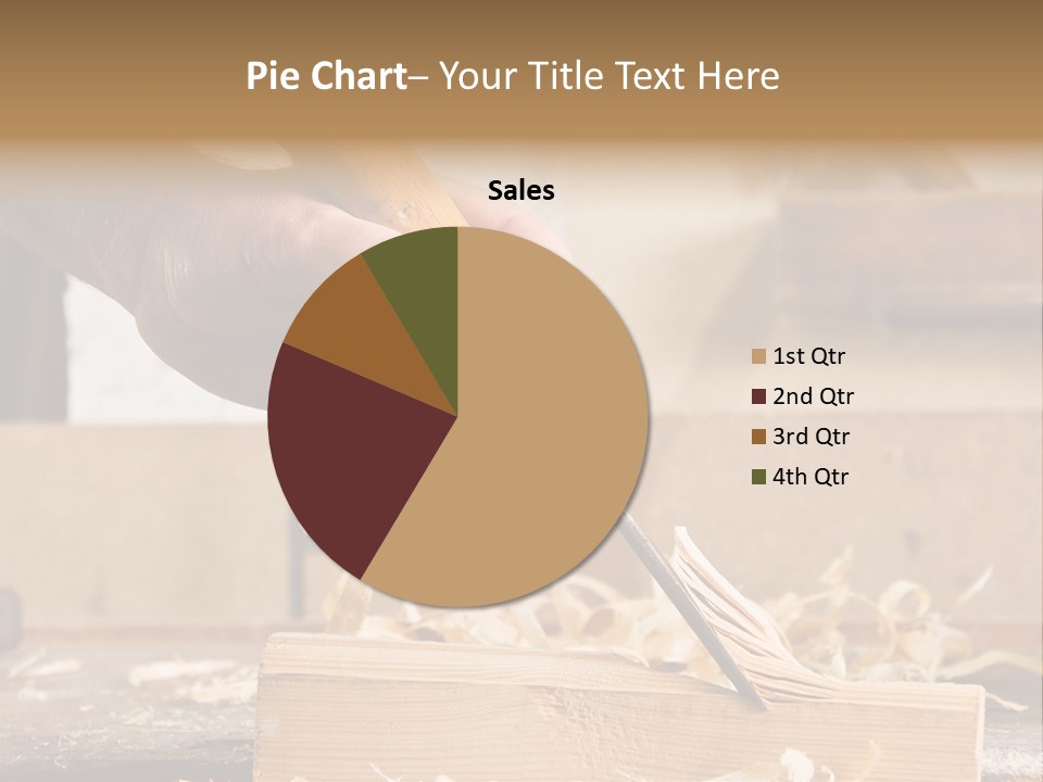 Still-Life Tool, Tools On A Workbench PowerPoint Template