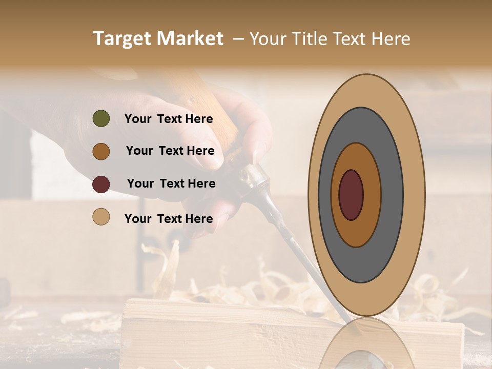 Still-Life Tool, Tools On A Workbench PowerPoint Template