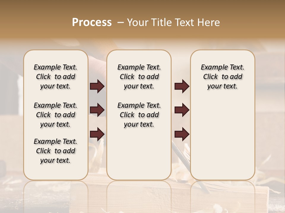 Still-Life Tool, Tools On A Workbench PowerPoint Template