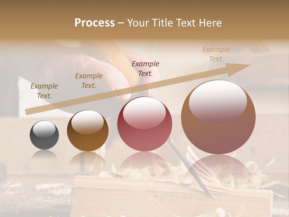 Still-Life Tool, Tools On A Workbench PowerPoint Template