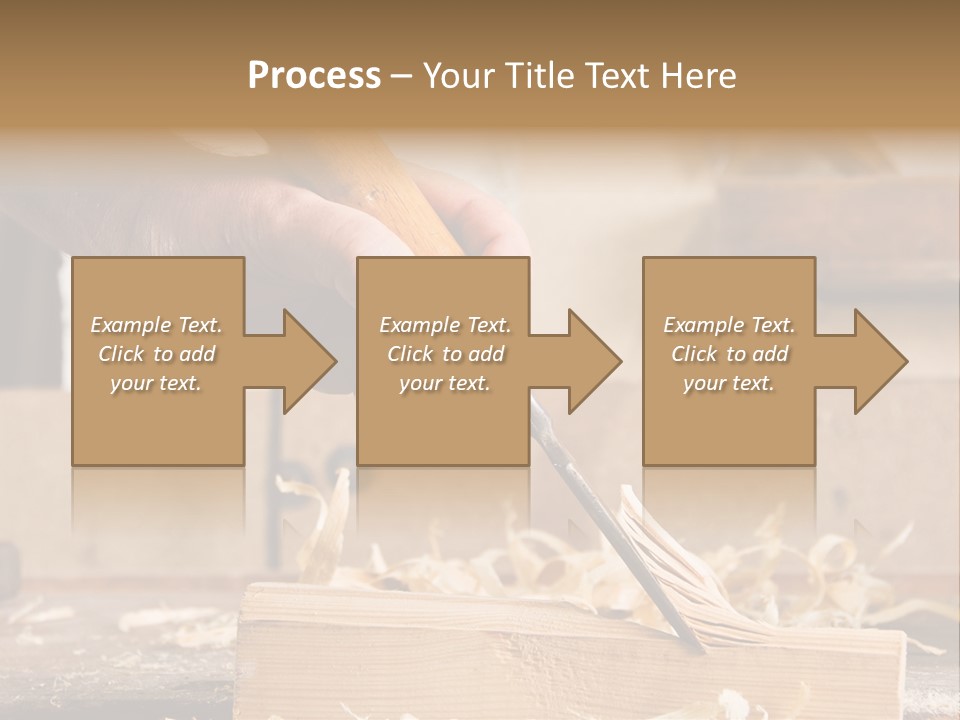 Still-Life Tool, Tools On A Workbench PowerPoint Template