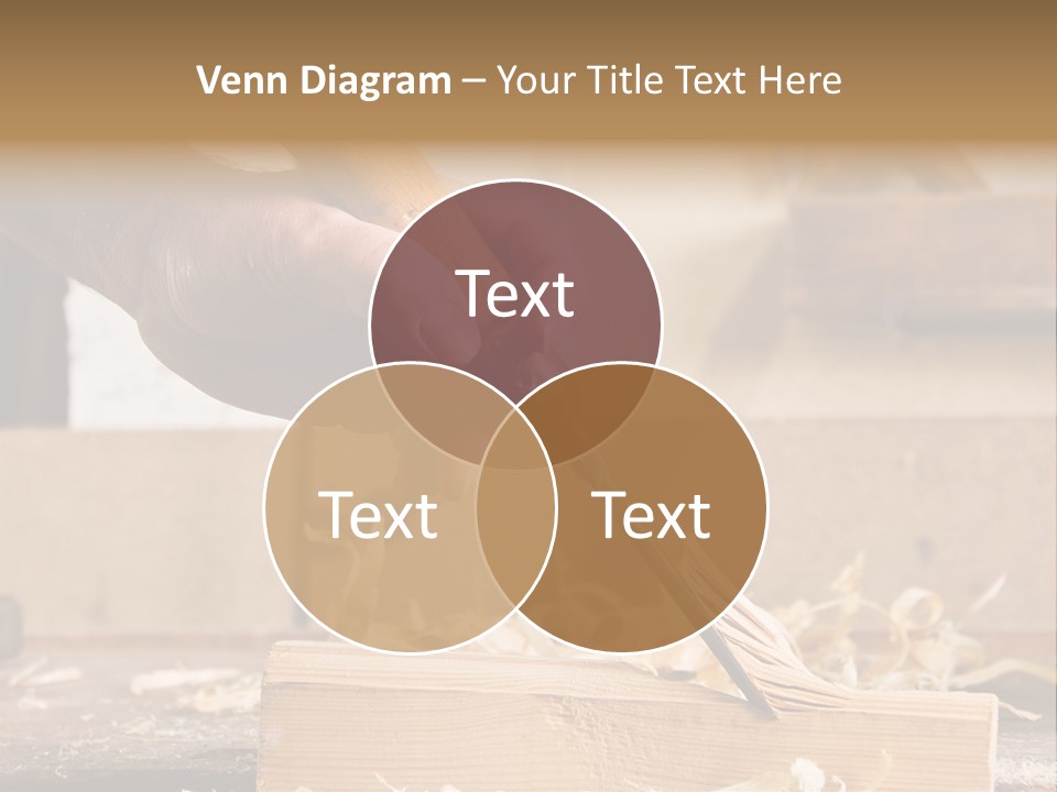 Still-Life Tool, Tools On A Workbench PowerPoint Template