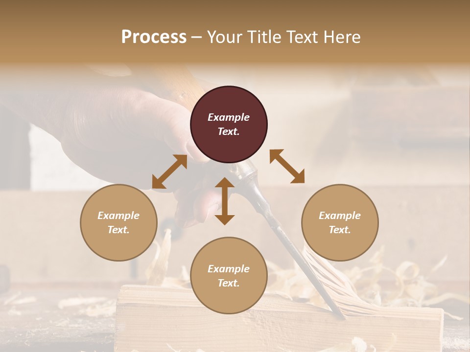 Still-Life Tool, Tools On A Workbench PowerPoint Template