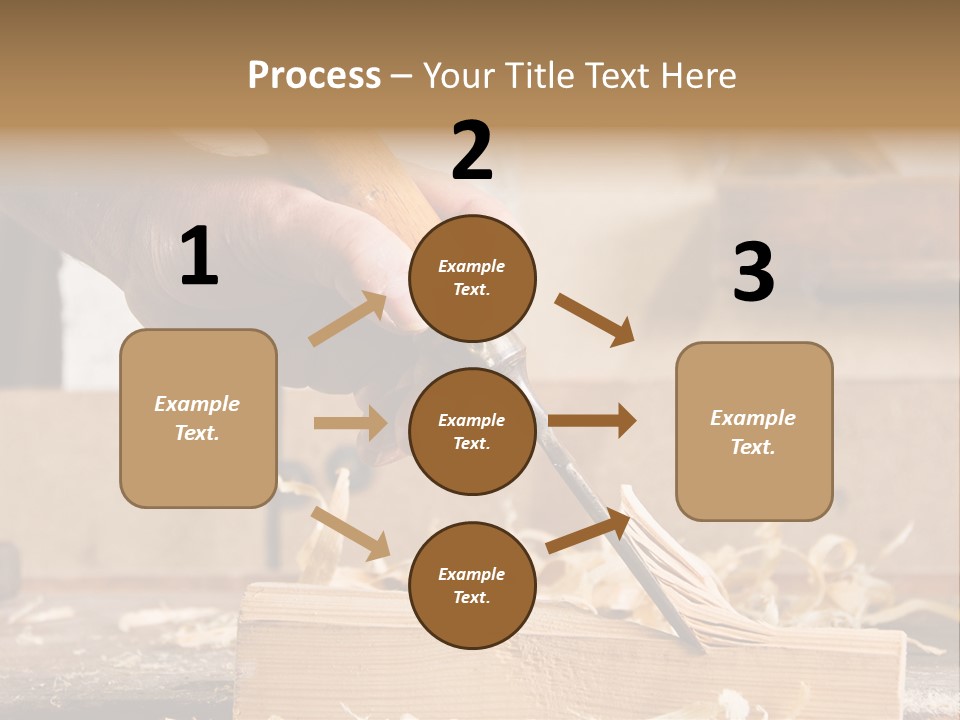 Still-Life Tool, Tools On A Workbench PowerPoint Template