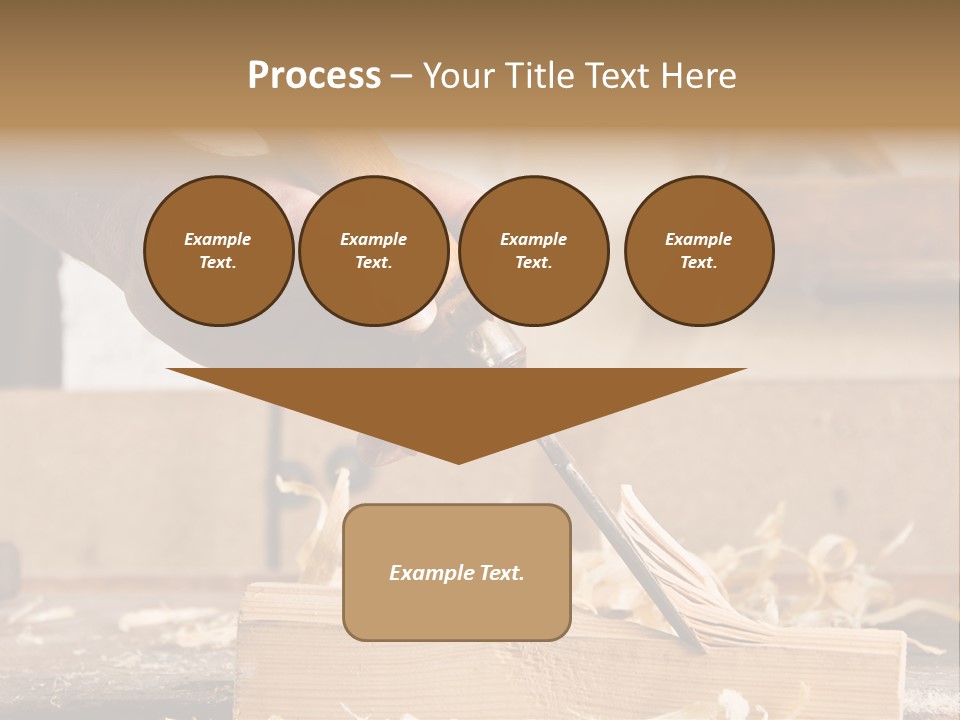 Still-Life Tool, Tools On A Workbench PowerPoint Template