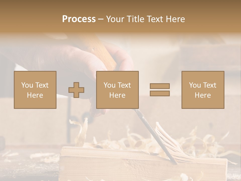 Still-Life Tool, Tools On A Workbench PowerPoint Template