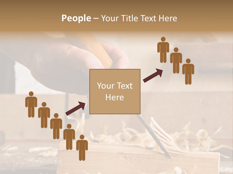Still-Life Tool, Tools On A Workbench PowerPoint Template