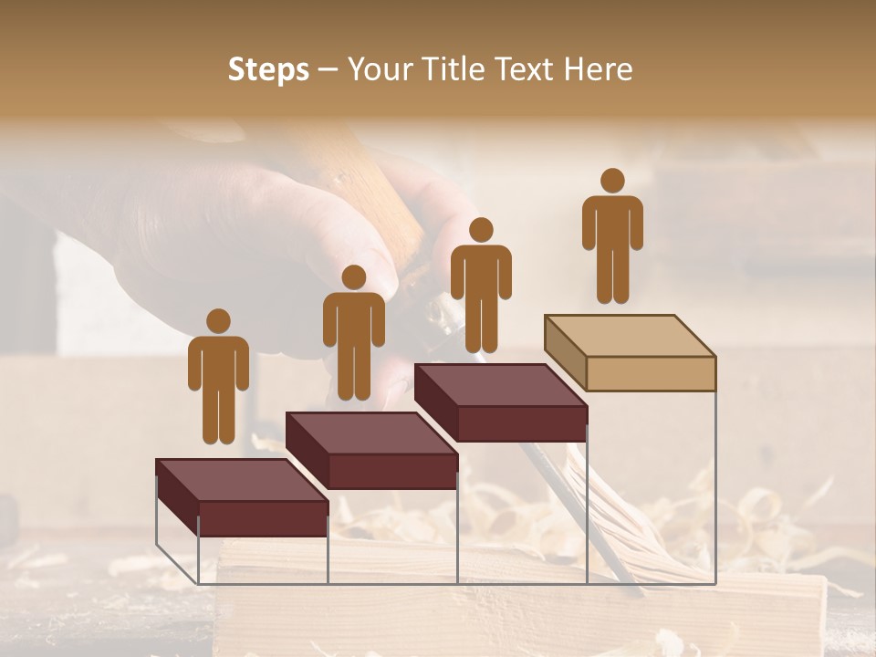 Still-Life Tool, Tools On A Workbench PowerPoint Template