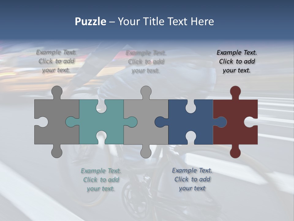 City Bike PowerPoint Template