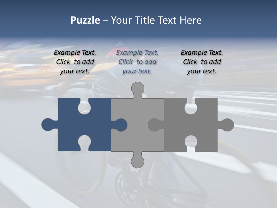 City Bike PowerPoint Template