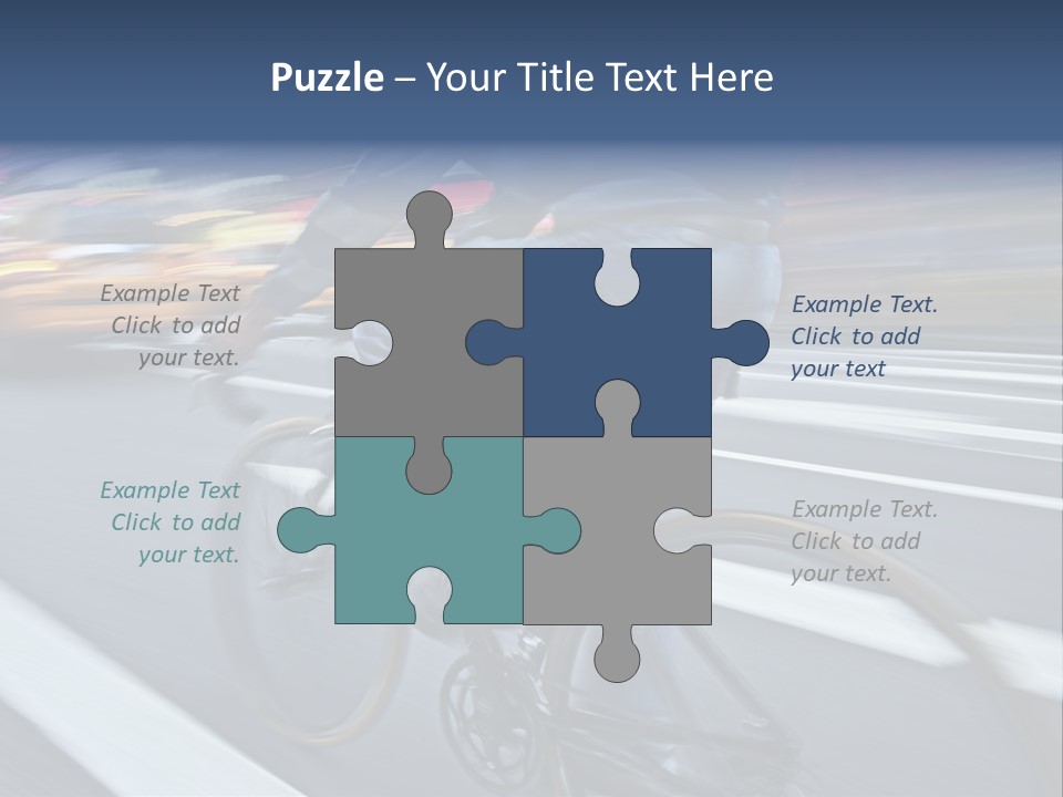 City Bike PowerPoint Template