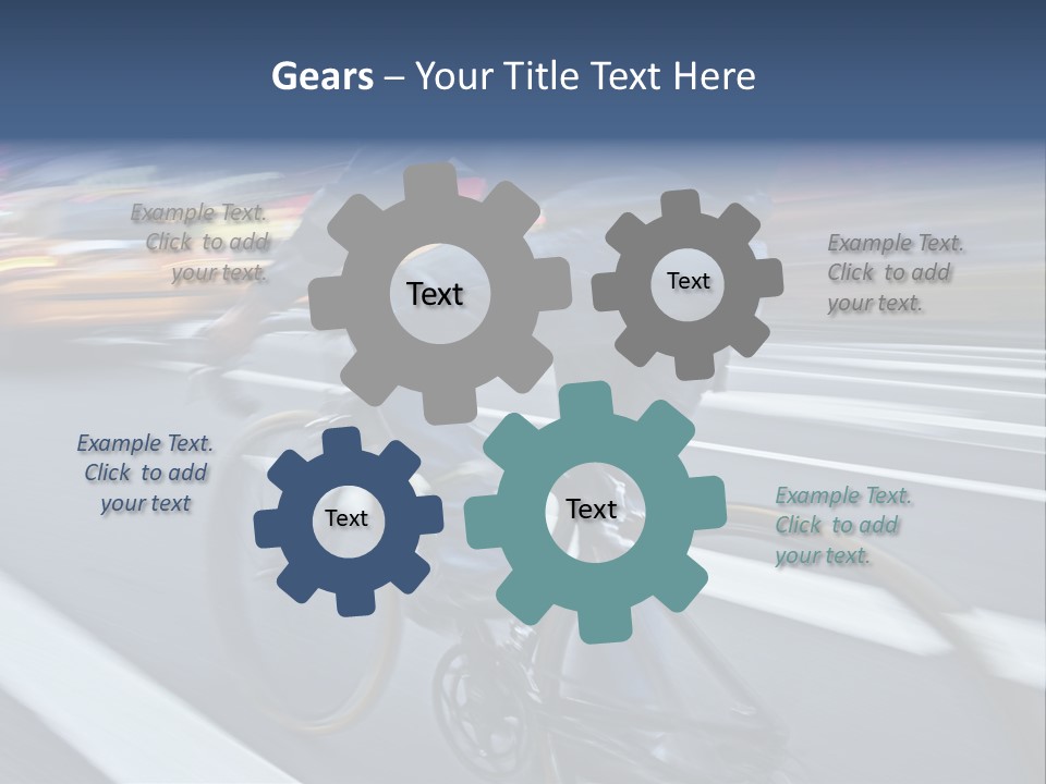 City Bike PowerPoint Template