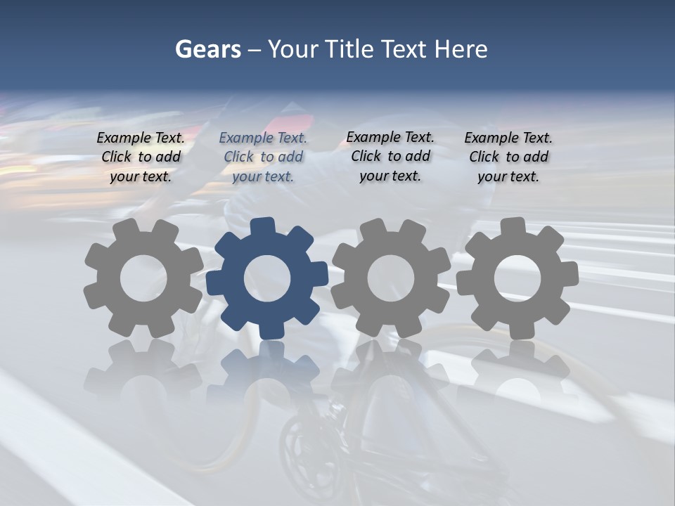 City Bike PowerPoint Template