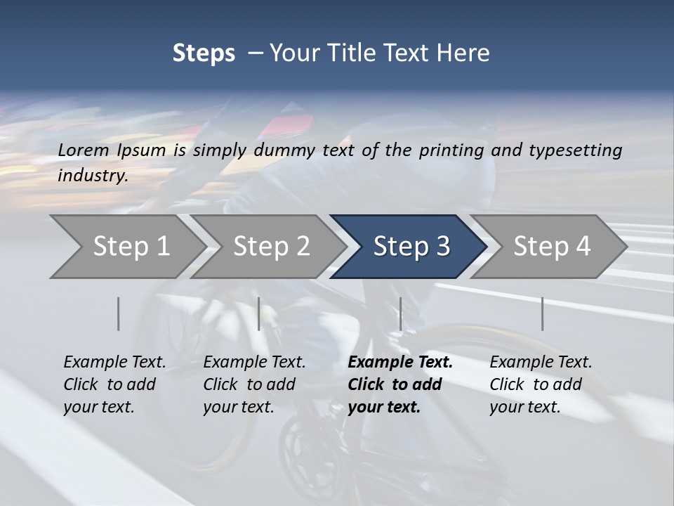 City Bike PowerPoint Template