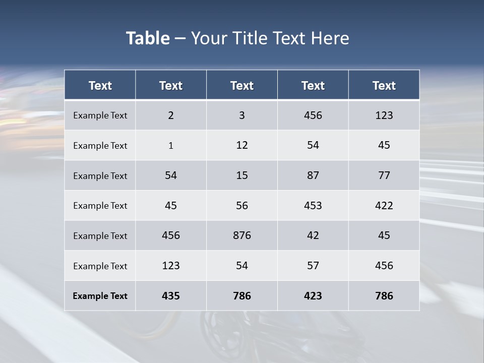 City Bike PowerPoint Template