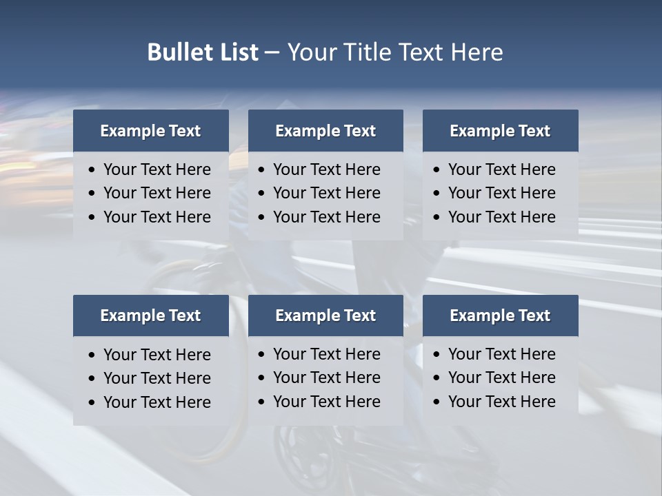 City Bike PowerPoint Template