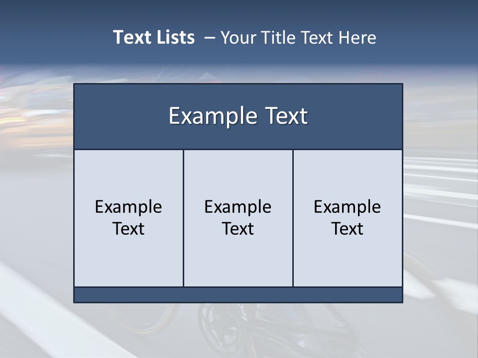 City Bike PowerPoint Template
