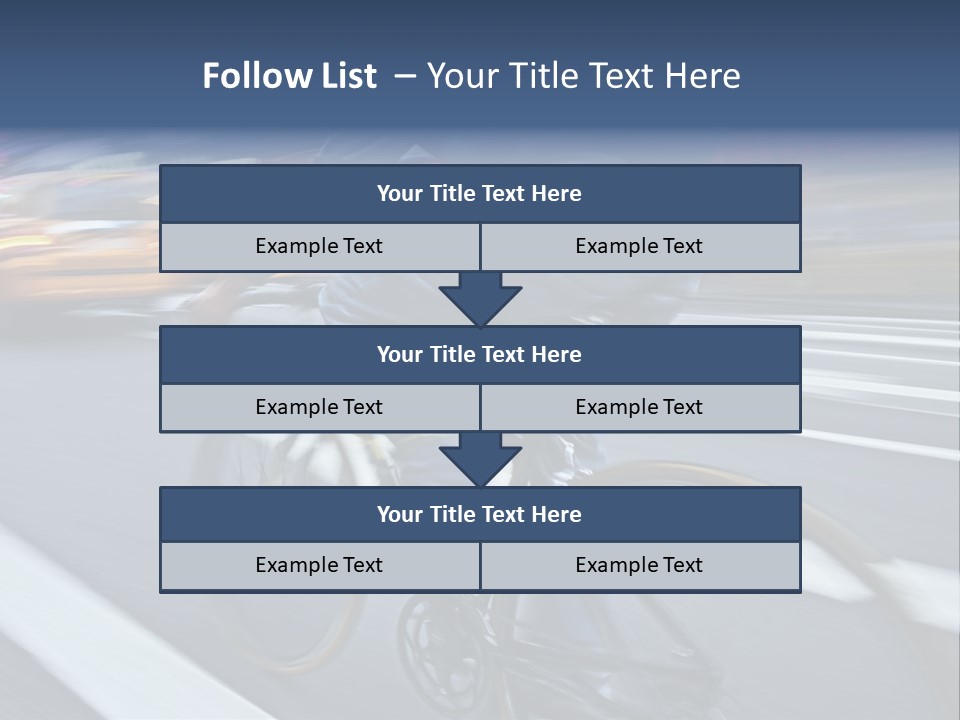 City Bike PowerPoint Template