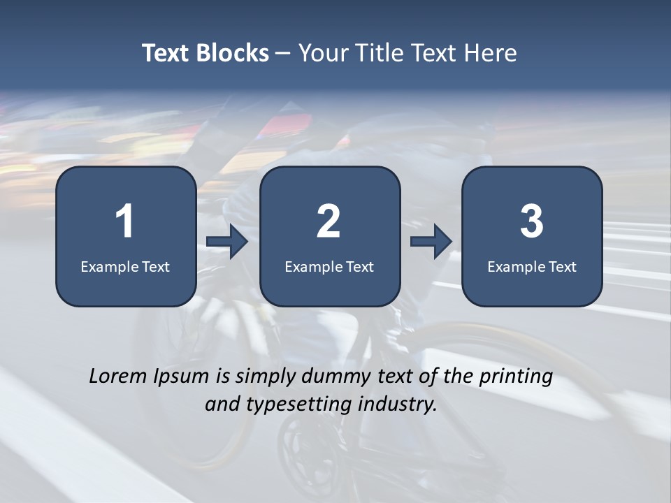 City Bike PowerPoint Template