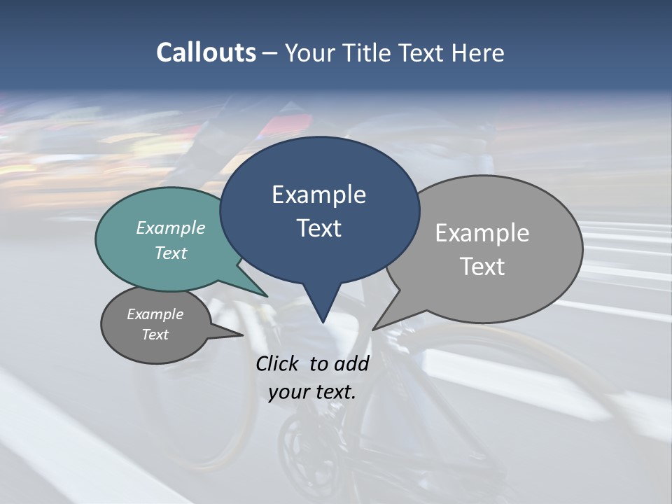 City Bike PowerPoint Template