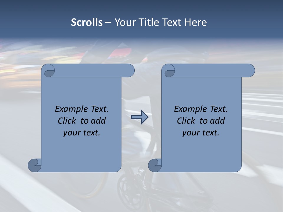 City Bike PowerPoint Template