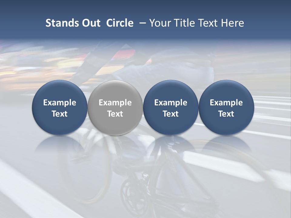 City Bike PowerPoint Template