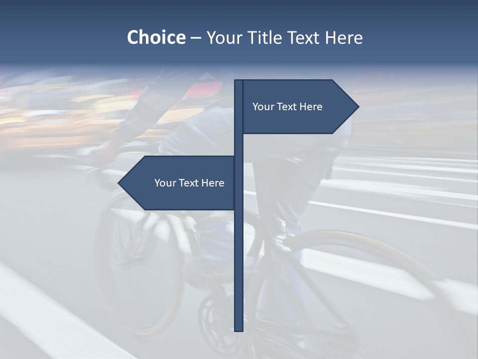 City Bike PowerPoint Template