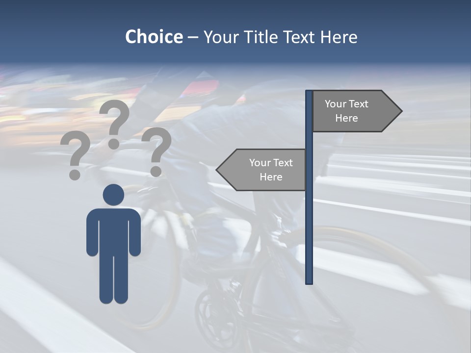 City Bike PowerPoint Template