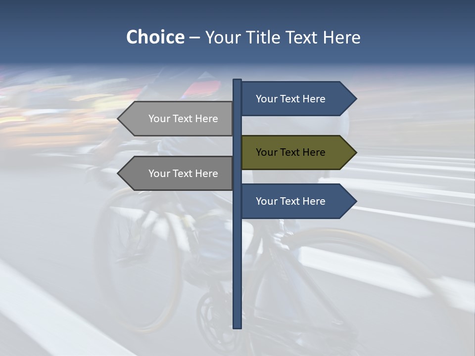 City Bike PowerPoint Template