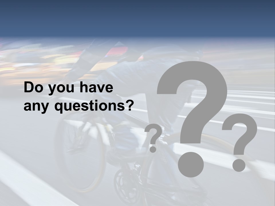 City Bike PowerPoint Template