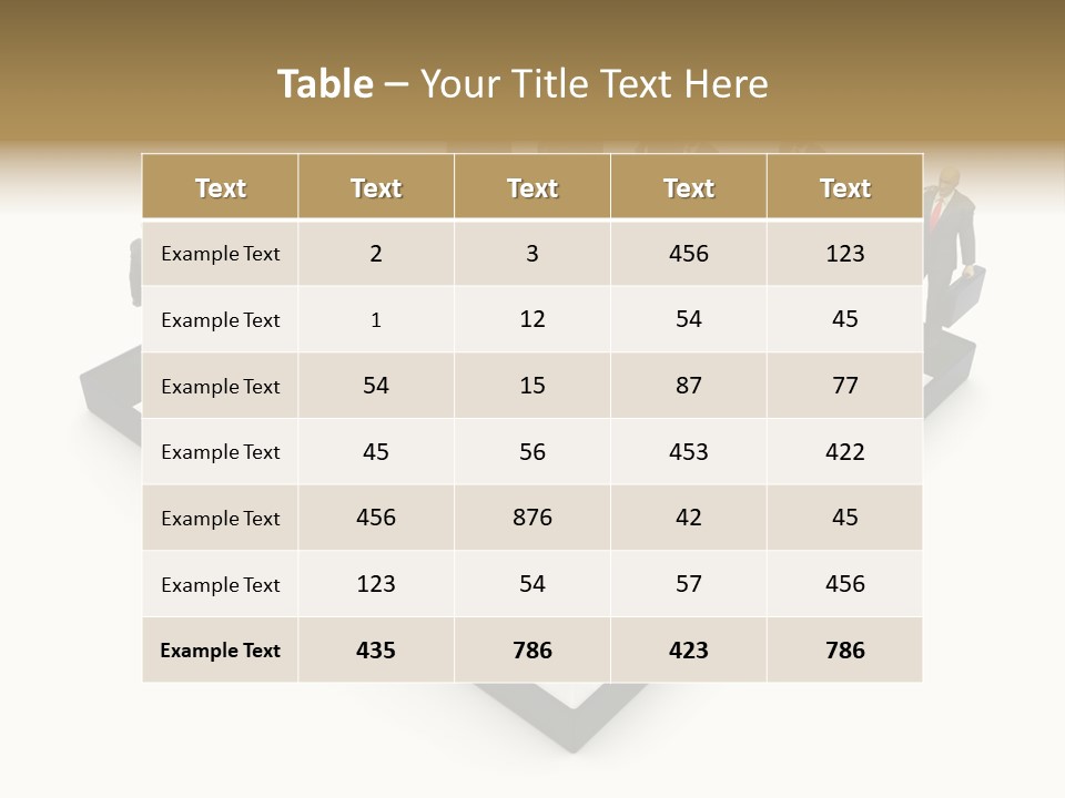 3D Illustration Of Businessmen Competition On Chessboard PowerPoint Template